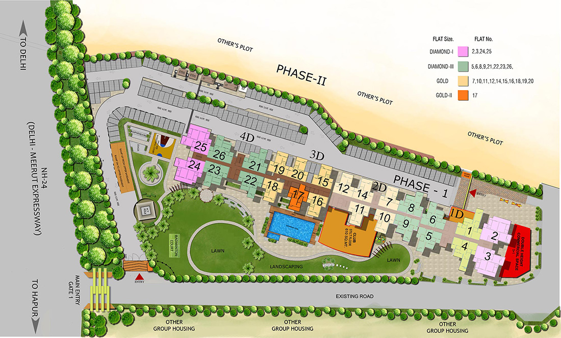 skardi greens site layout plan